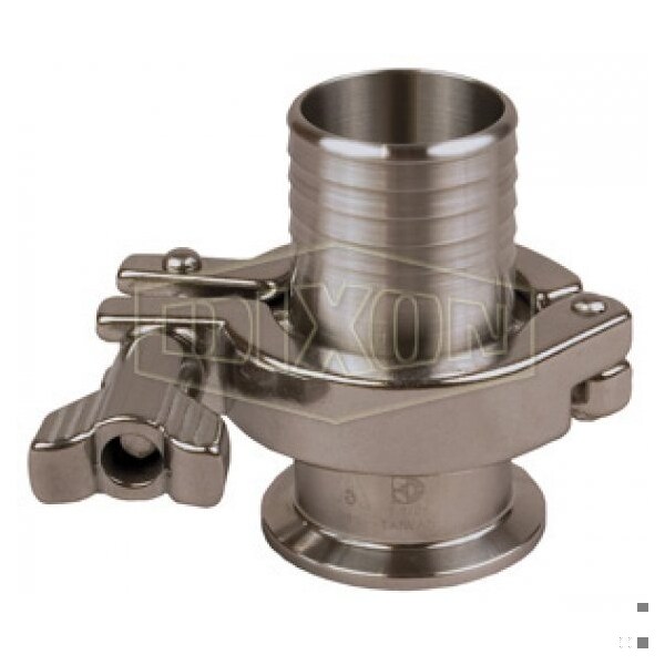 Air Blow Check Valve, 2 in, Hose Barb, 316L Stainless Steel Body, EPDM Softgoods